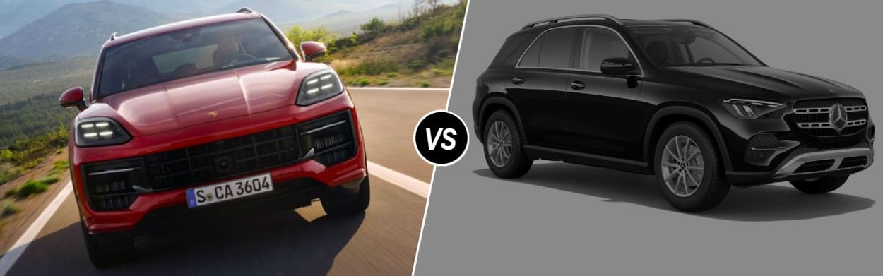 2025 Porsche Cayenne vs 2025 Mercedes-Benz GLE near Oxnard, CA